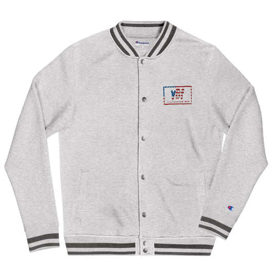 YBF USA Embroidered Champion Bomber Jacket