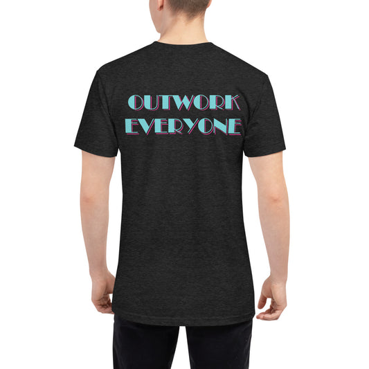 Tri-Blend "Outwork Everyone" Track Shirt