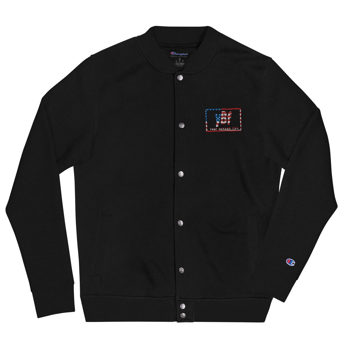 YBF USA Embroidered Champion Bomber Jacket