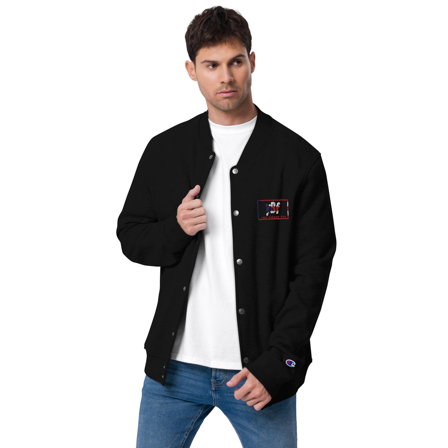 YBF PR Embroidered Champion Bomber Jacket