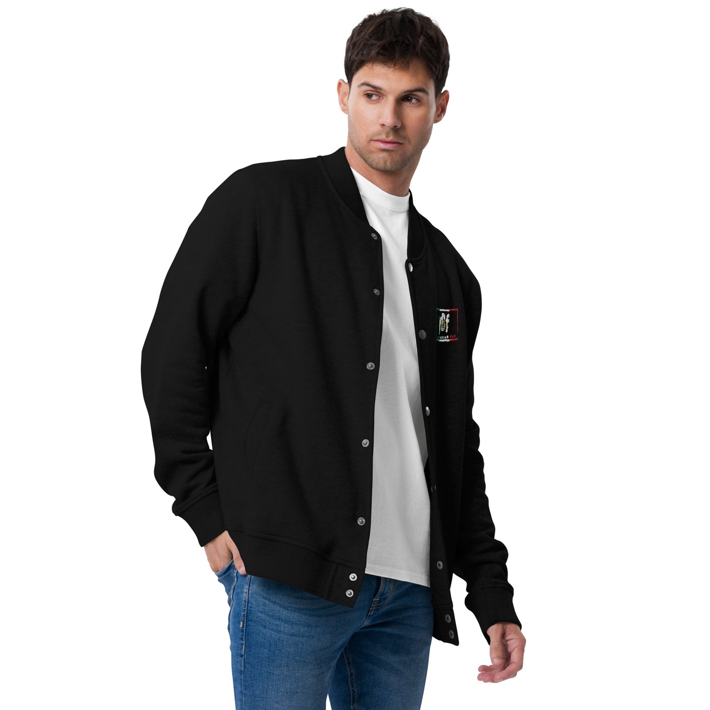 YBF MEX Embroidered Champion Bomber Jacket