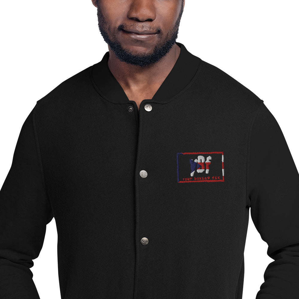 YBF PR Embroidered Champion Bomber Jacket