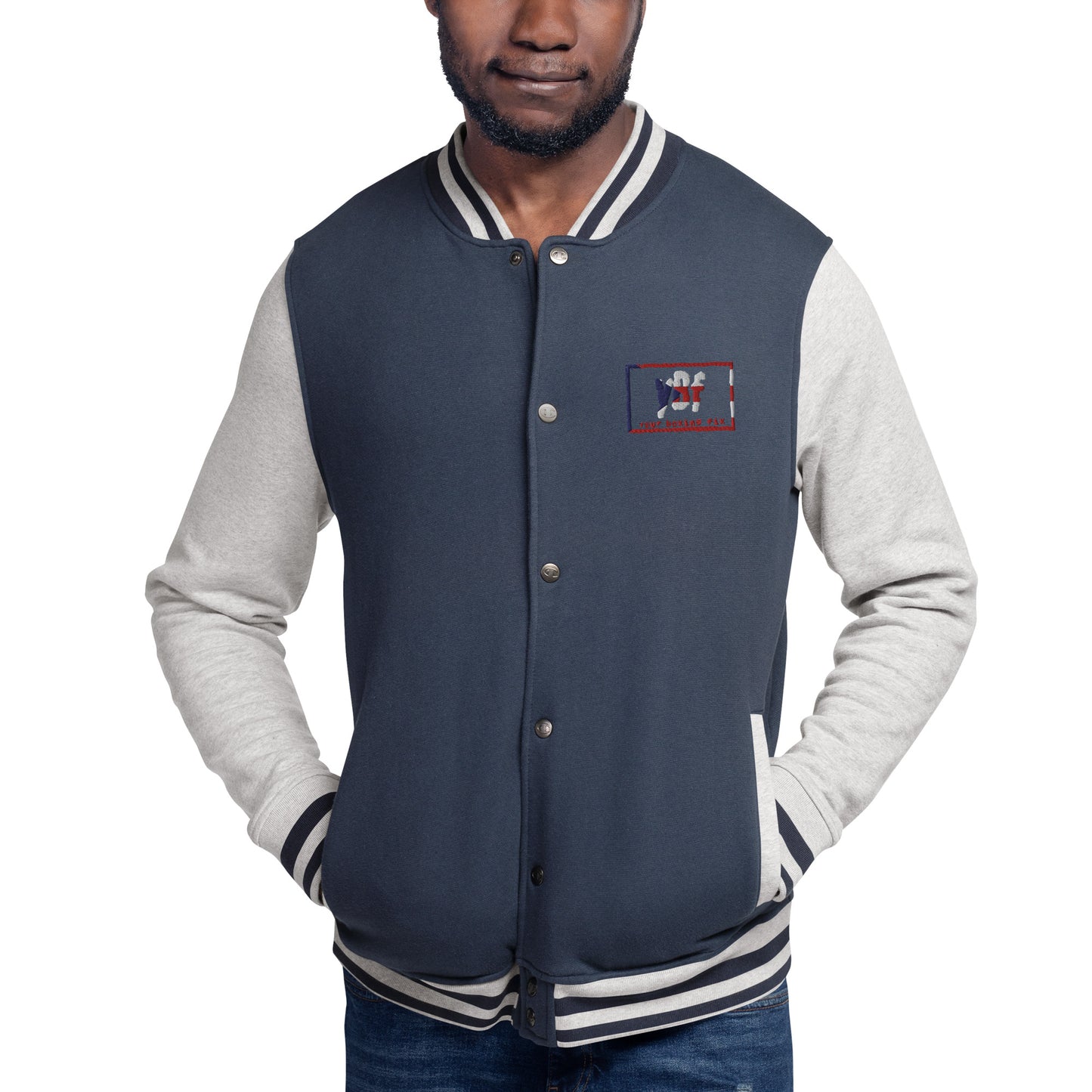 YBF PR Embroidered Champion Bomber Jacket