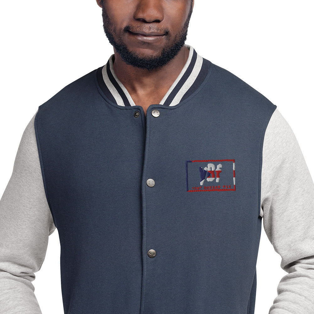 YBF PR Embroidered Champion Bomber Jacket