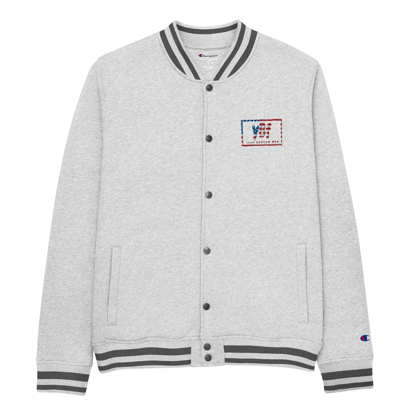 YBF USA Embroidered Champion Bomber Jacket