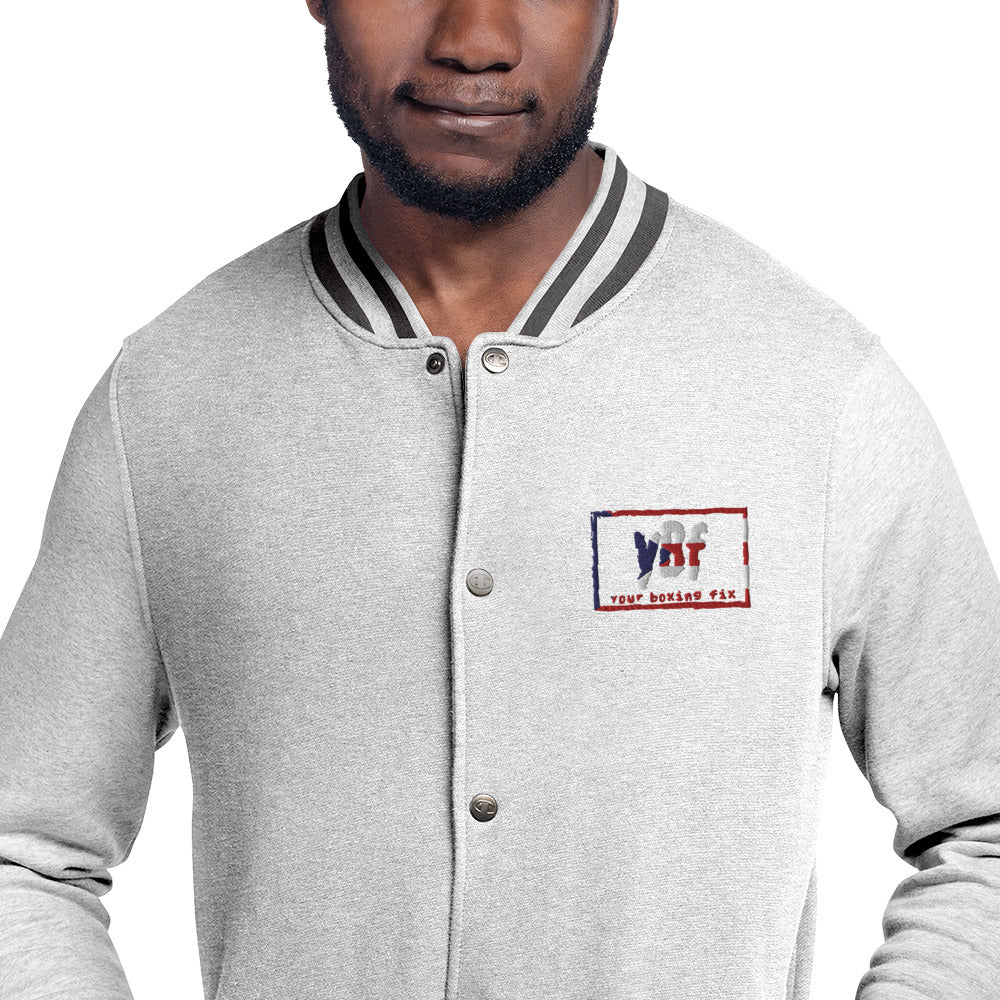 YBF PR Embroidered Champion Bomber Jacket