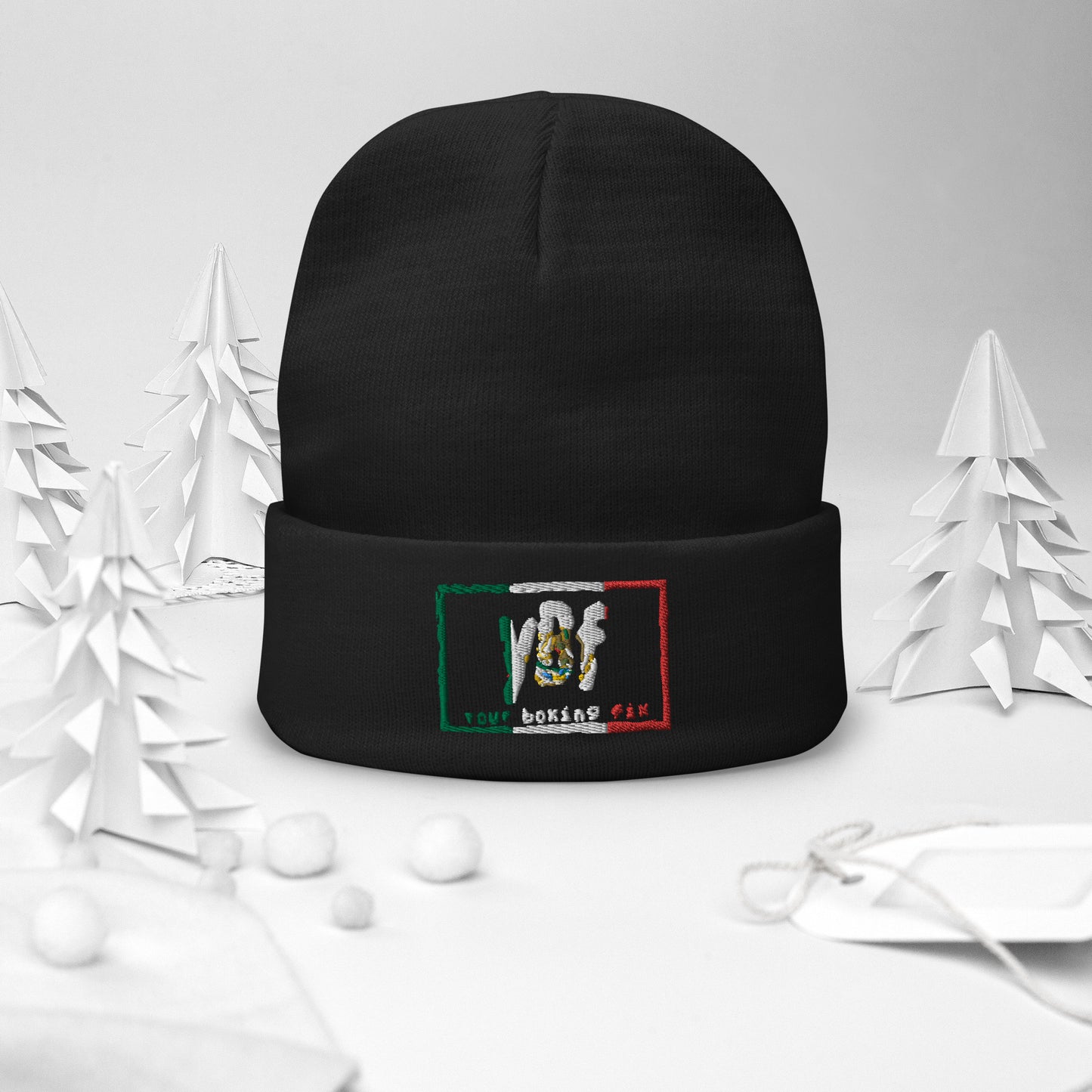 YBF MEX Embroidered Beanie