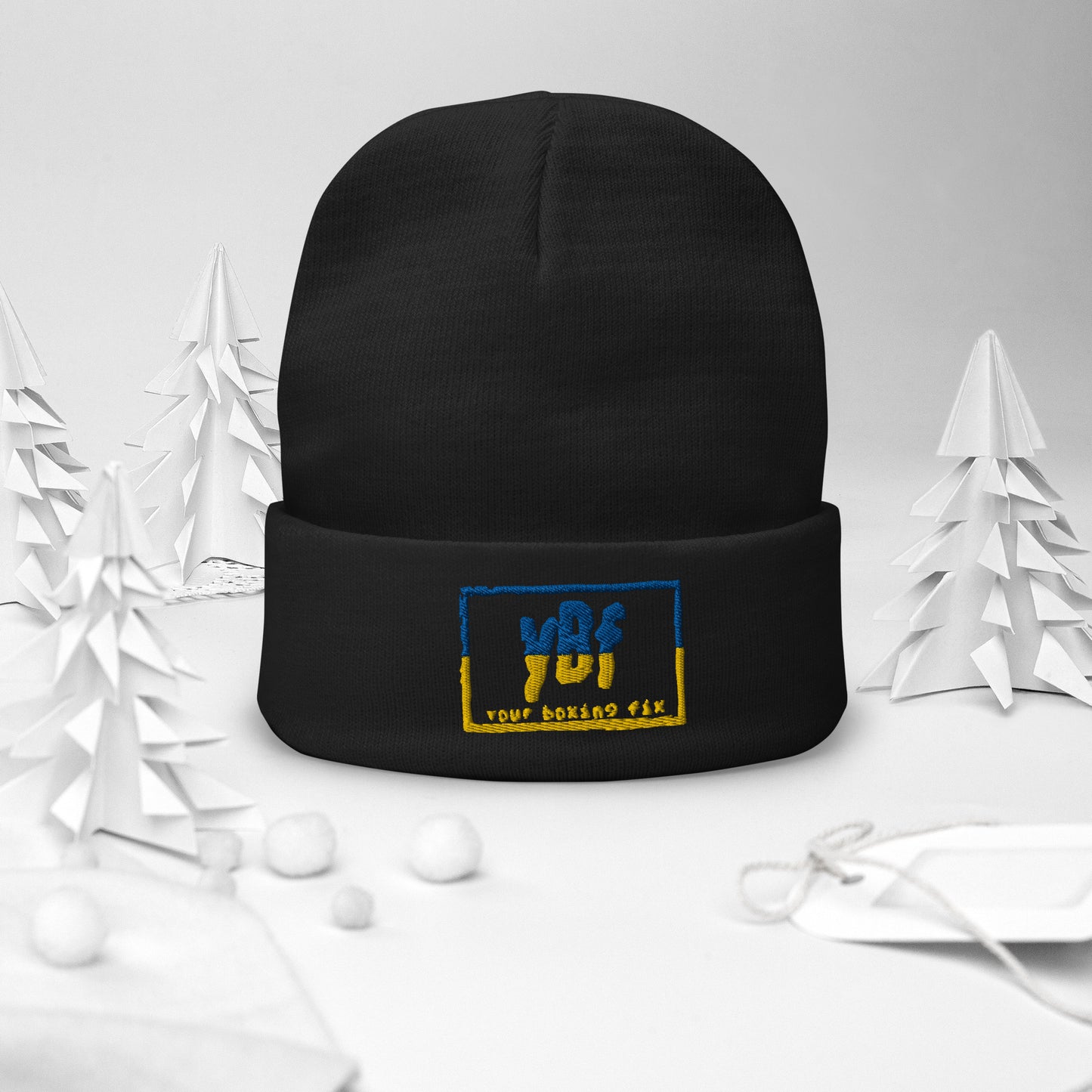 YBF UKR Embroidered Beanie