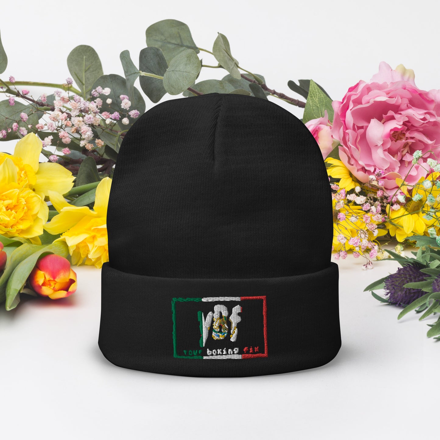 YBF MEX Embroidered Beanie