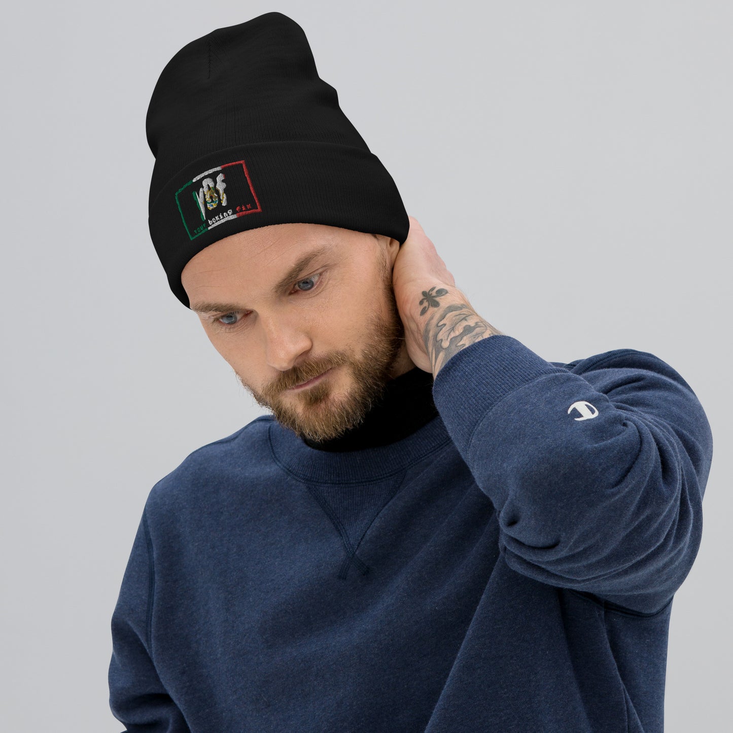 YBF MEX Embroidered Beanie