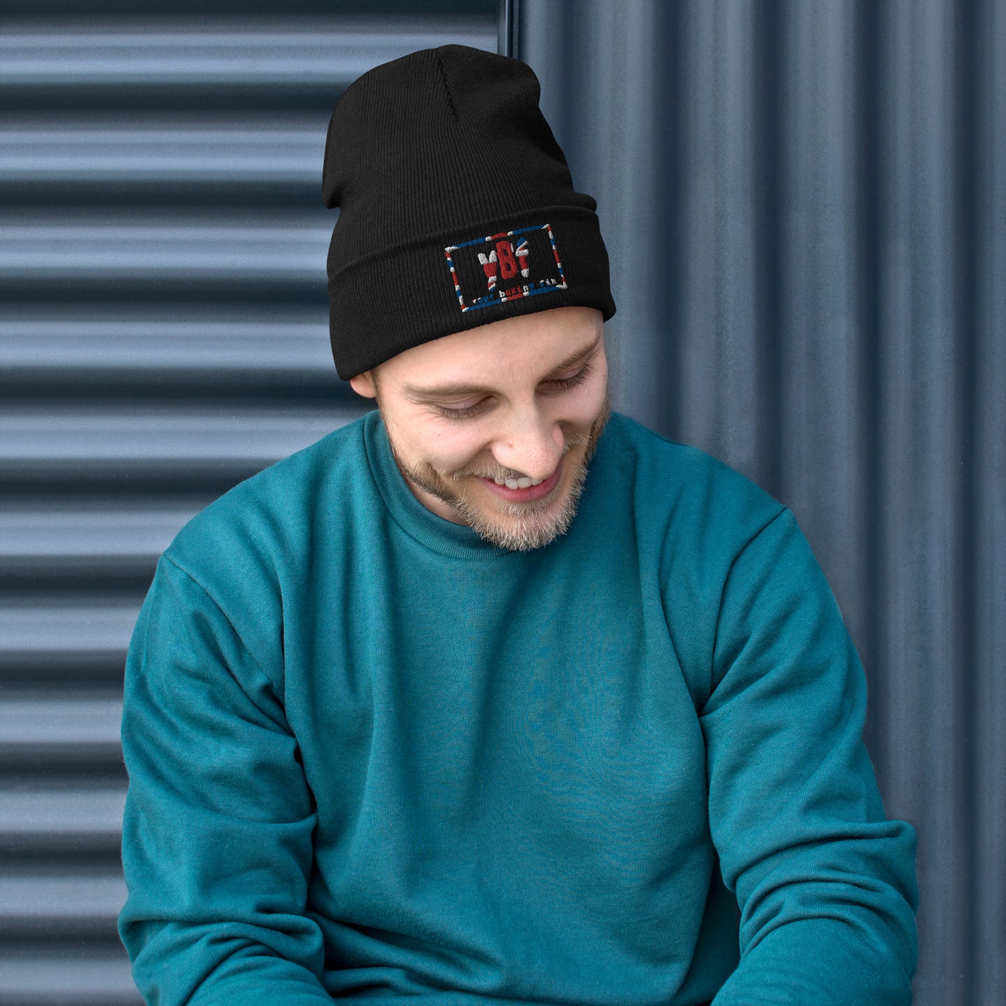 YBF UK Embroidered Beanie