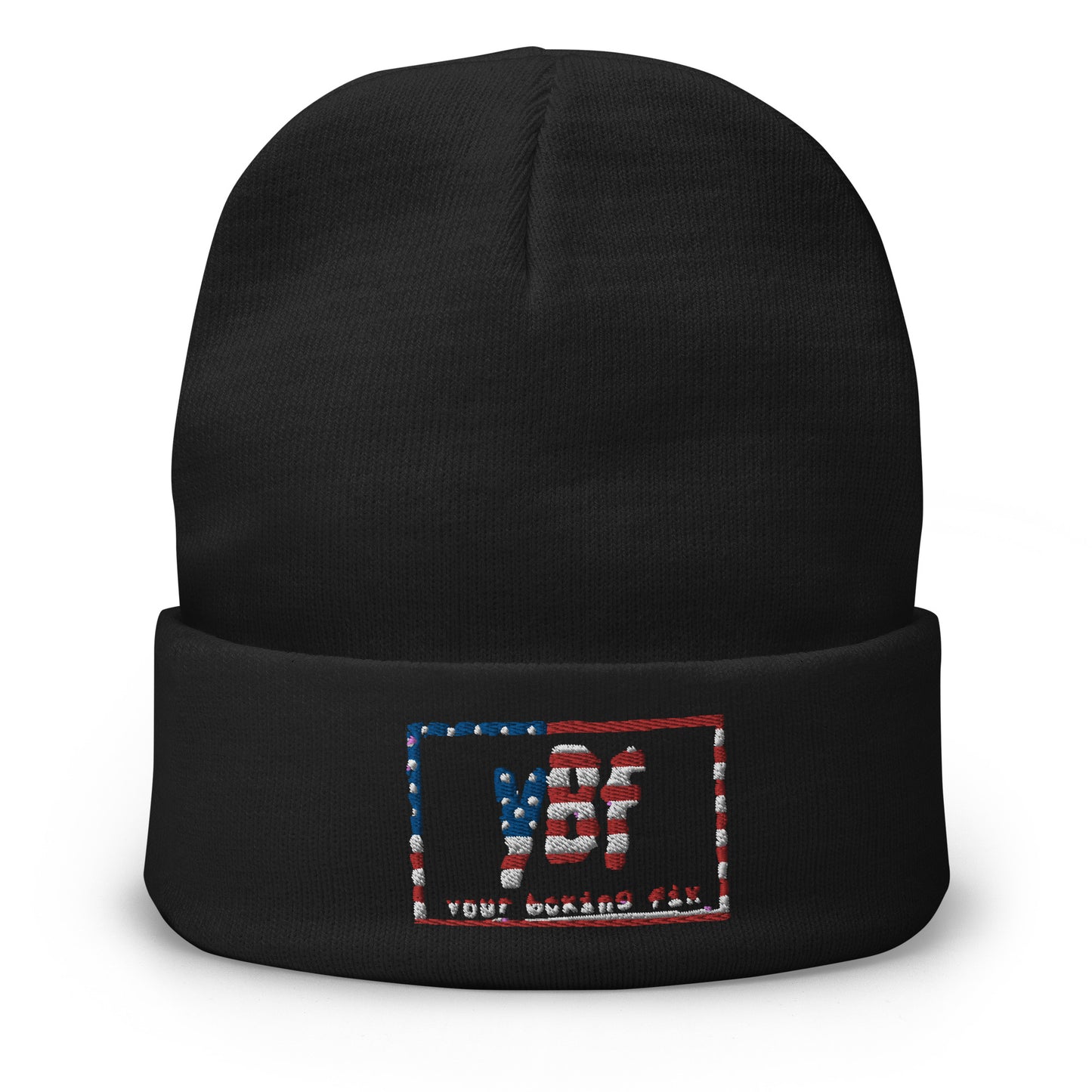 YBF USA Embroidered Beanie