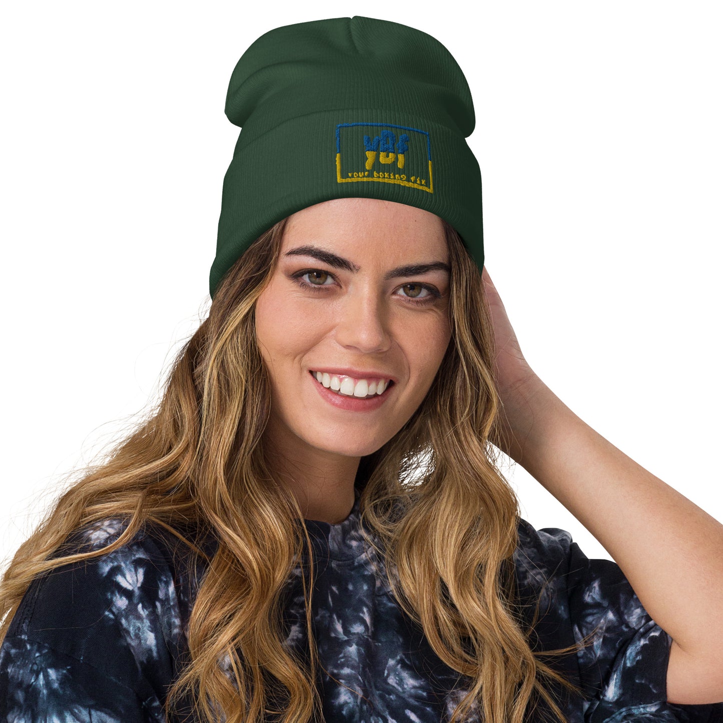 YBF UKR Embroidered Beanie