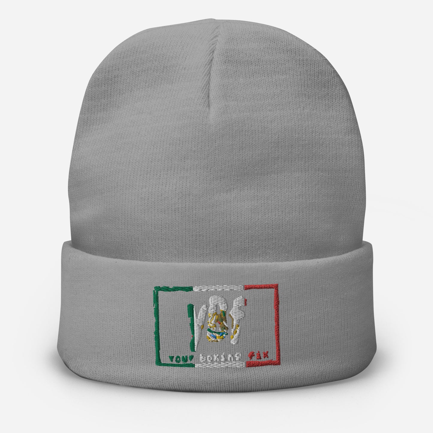 YBF MEX Embroidered Beanie