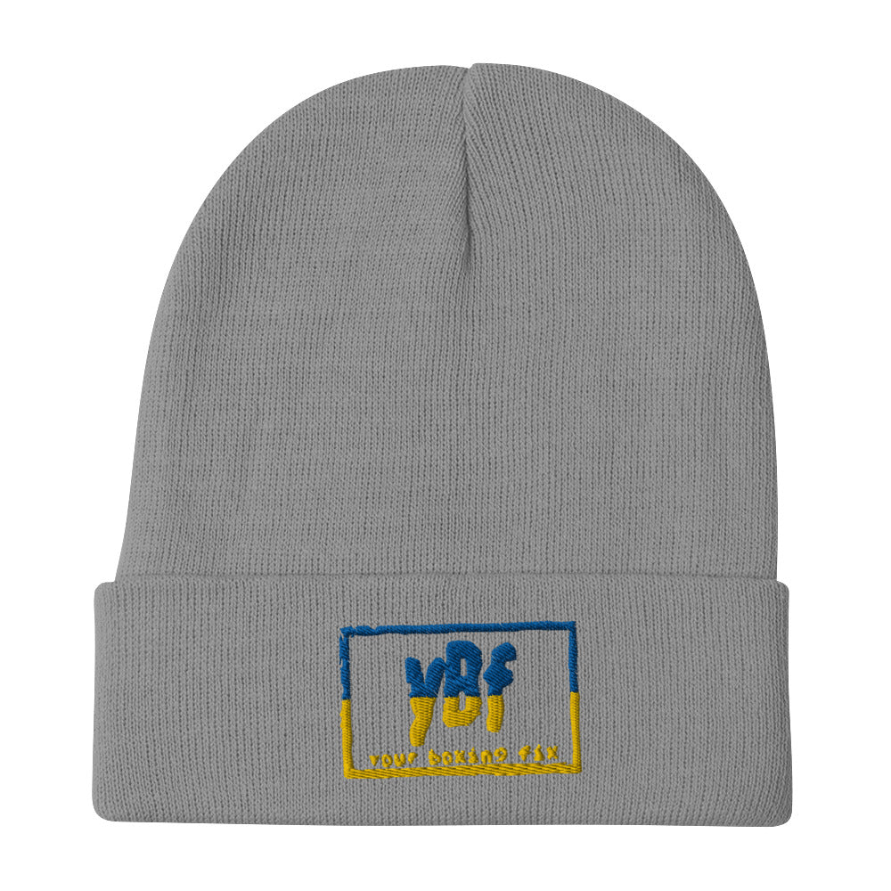 YBF UKR Embroidered Beanie