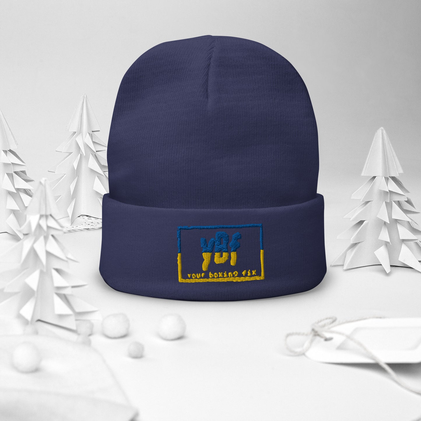 YBF UKR Embroidered Beanie