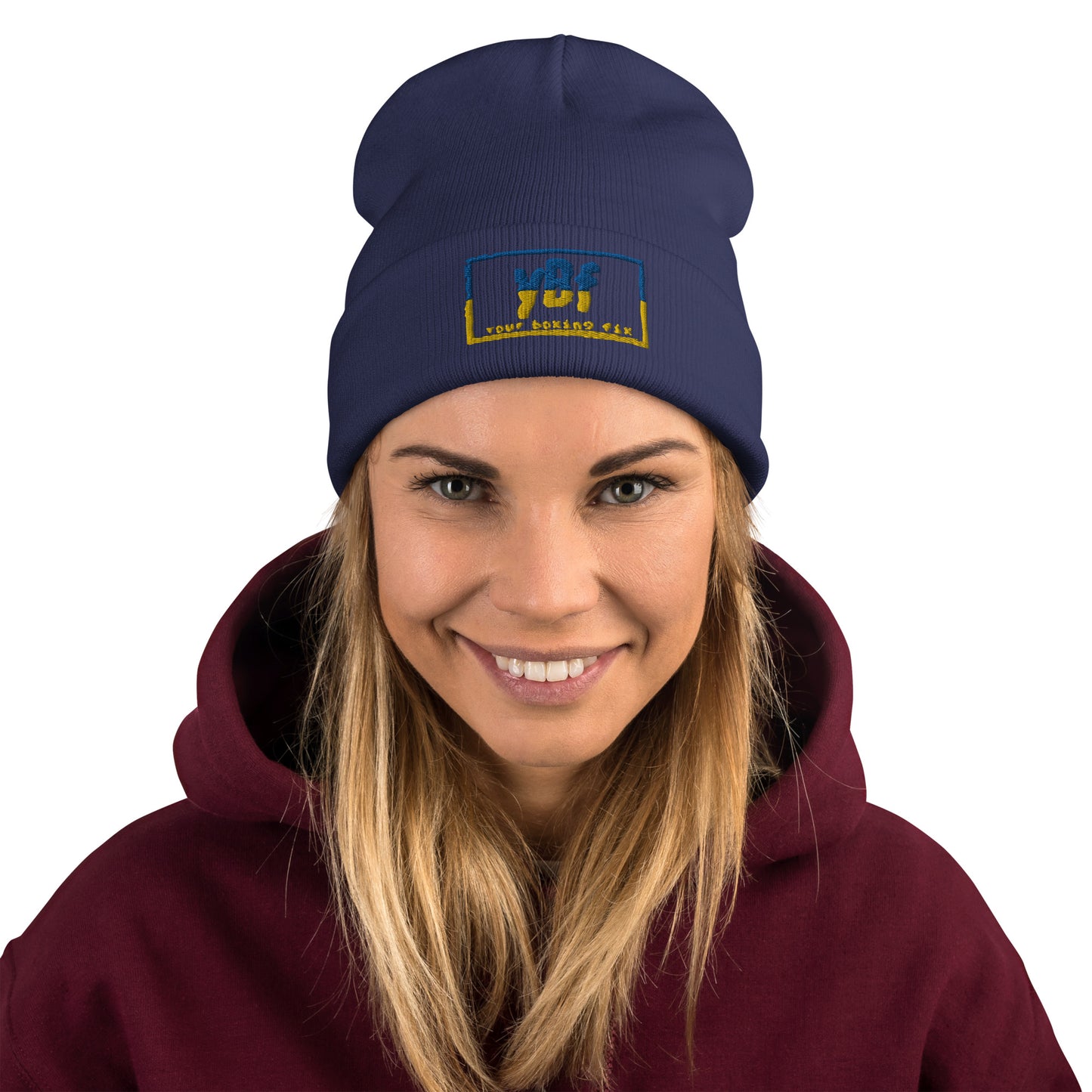 YBF UKR Embroidered Beanie