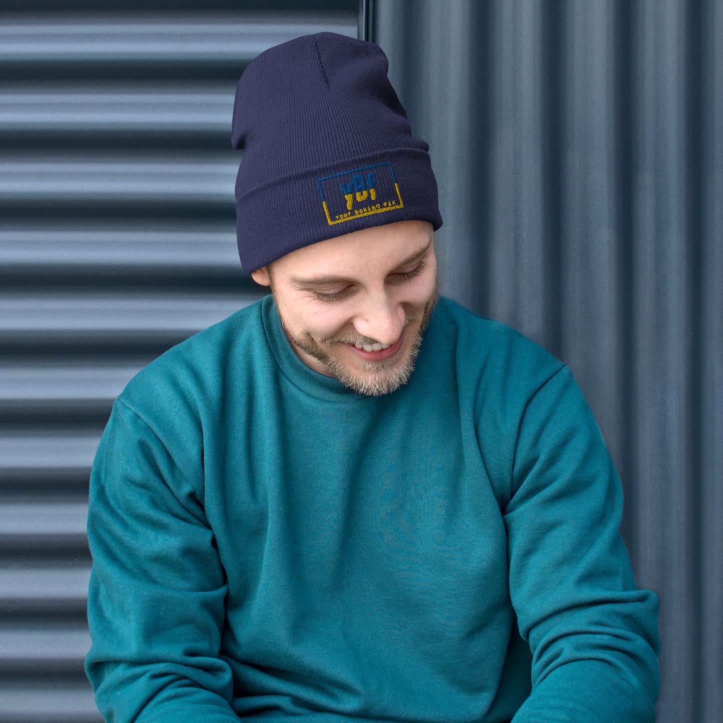 YBF UKR Embroidered Beanie