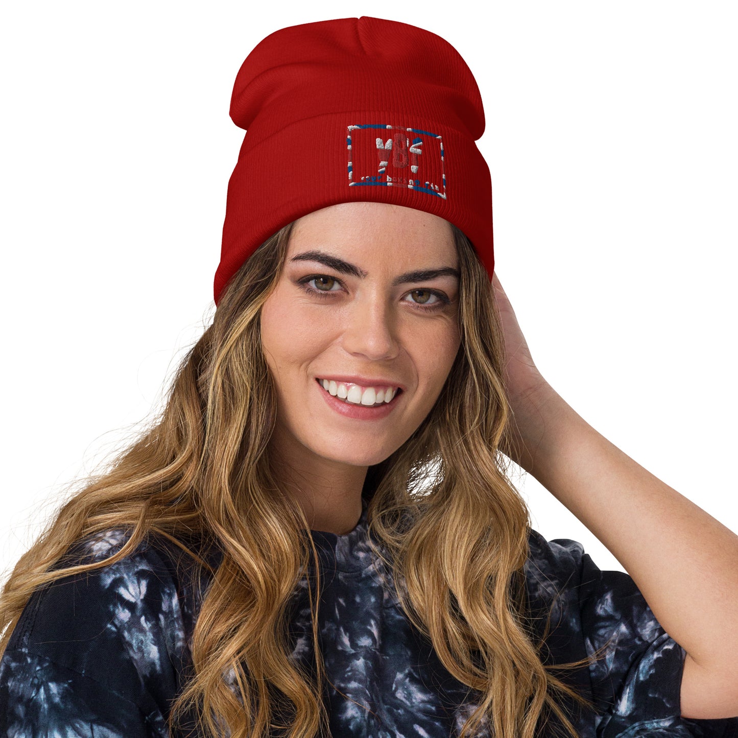 YBF UK Embroidered Beanie