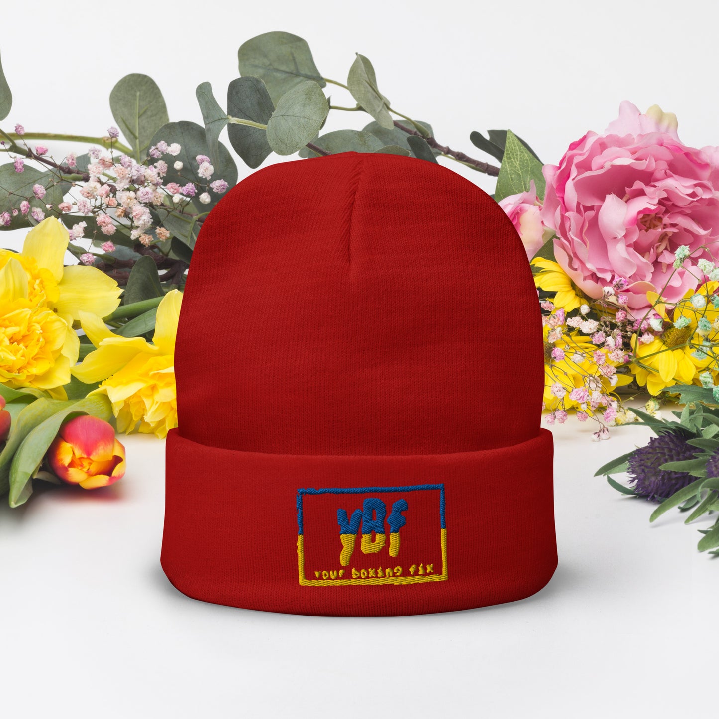 YBF UKR Embroidered Beanie