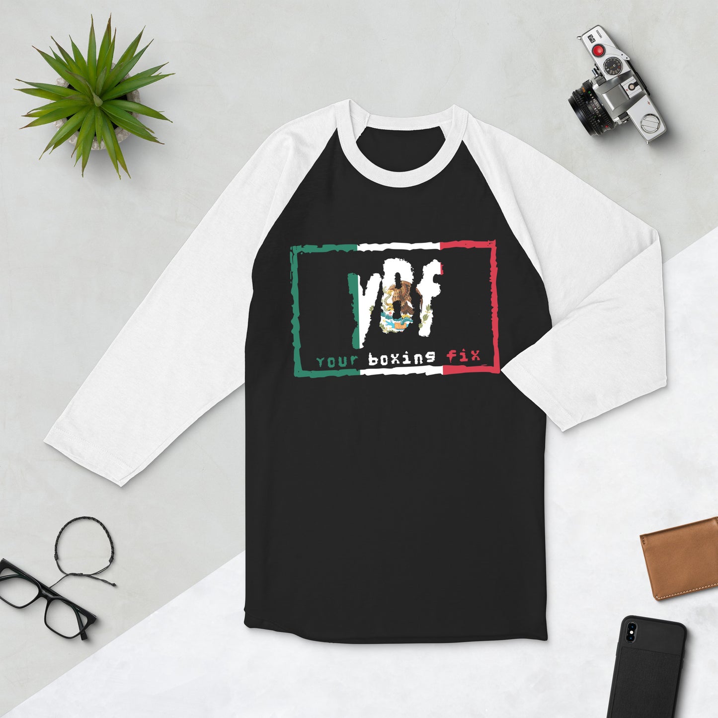 YBF MEX 3/4 Sleeve Raglan Shirt