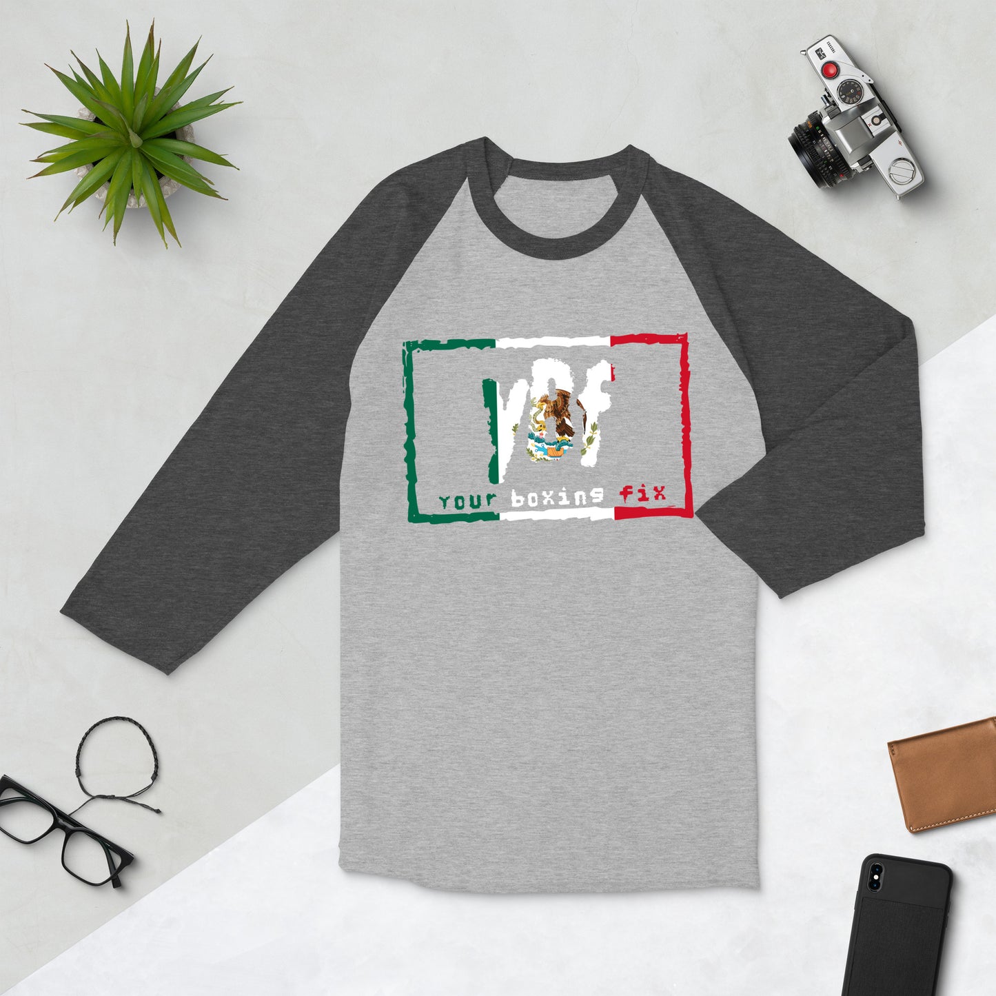 YBF MEX 3/4 Sleeve Raglan Shirt