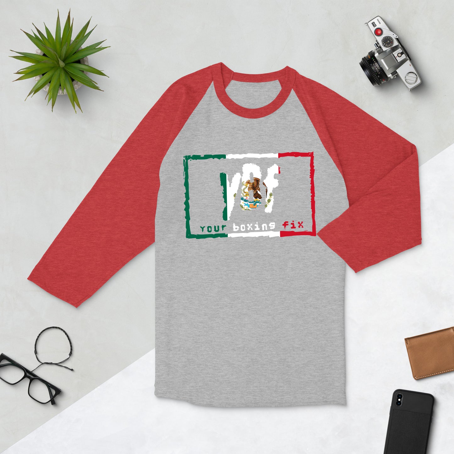 YBF MEX 3/4 Sleeve Raglan Shirt