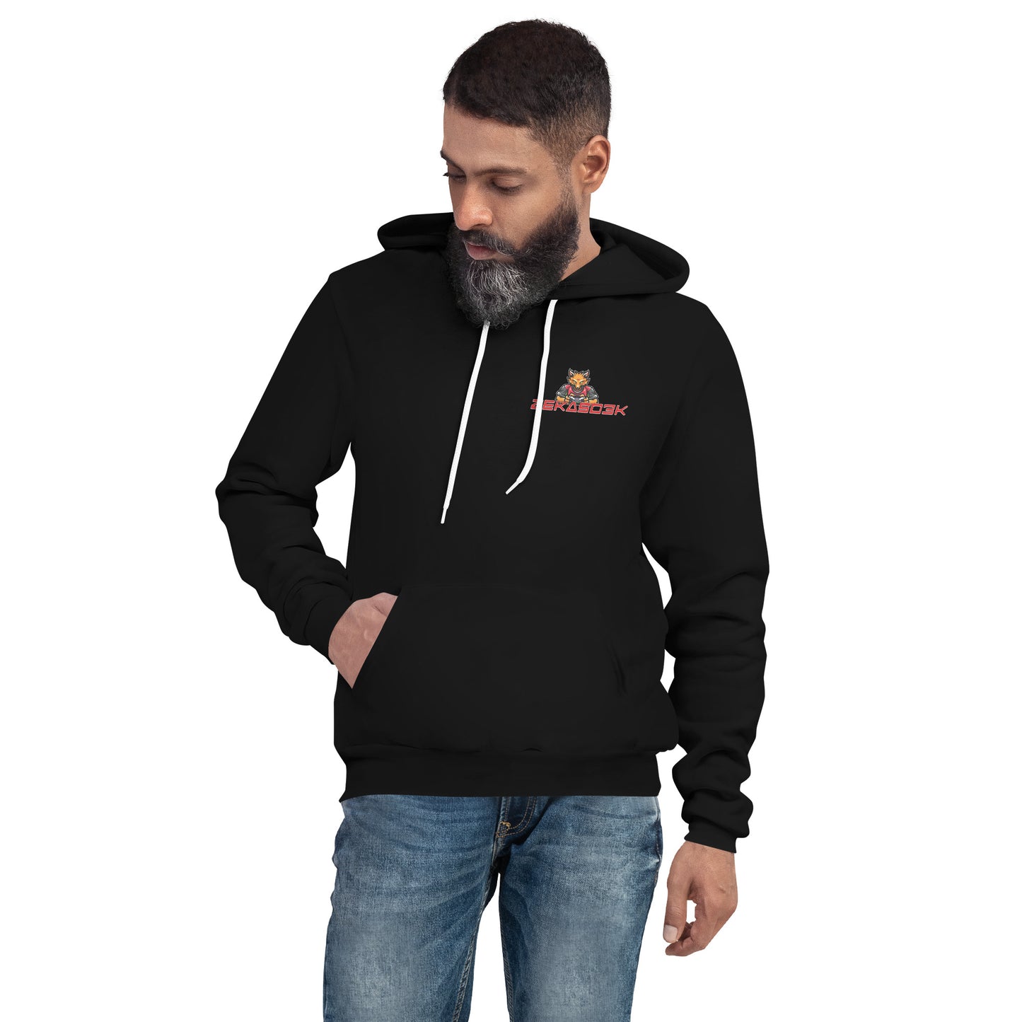 Zekaso3D Adult Cotton Hoodie