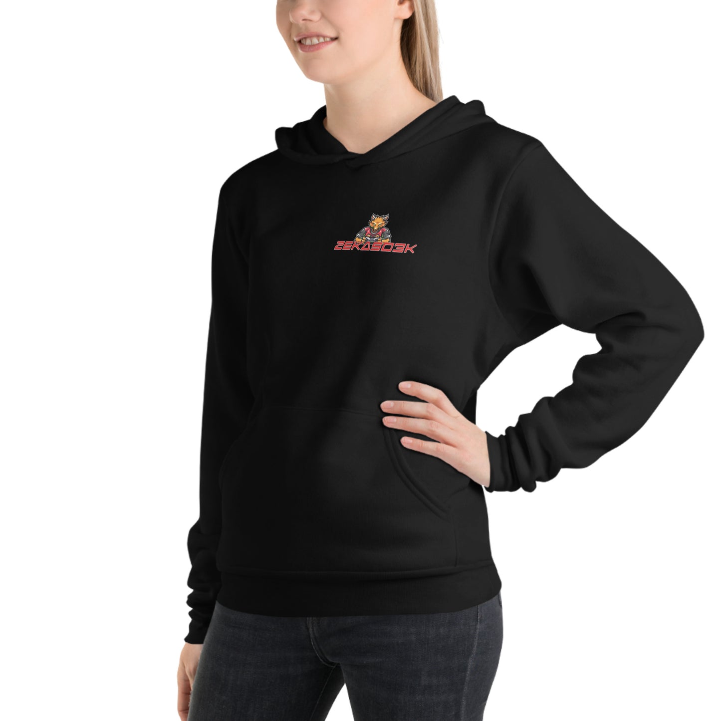 Zekaso3D Adult Cotton Hoodie