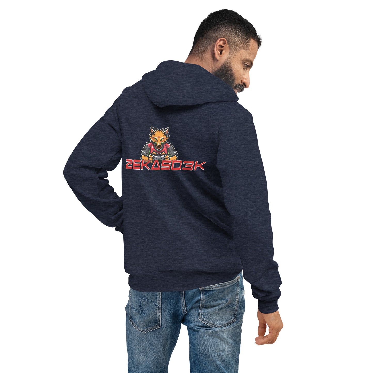 Zekaso3D Adult Cotton Hoodie