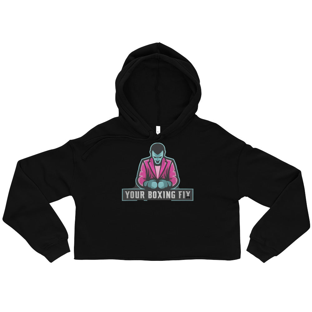 YBF "Outwork Everyone" Ladies Crop Top Hoodie