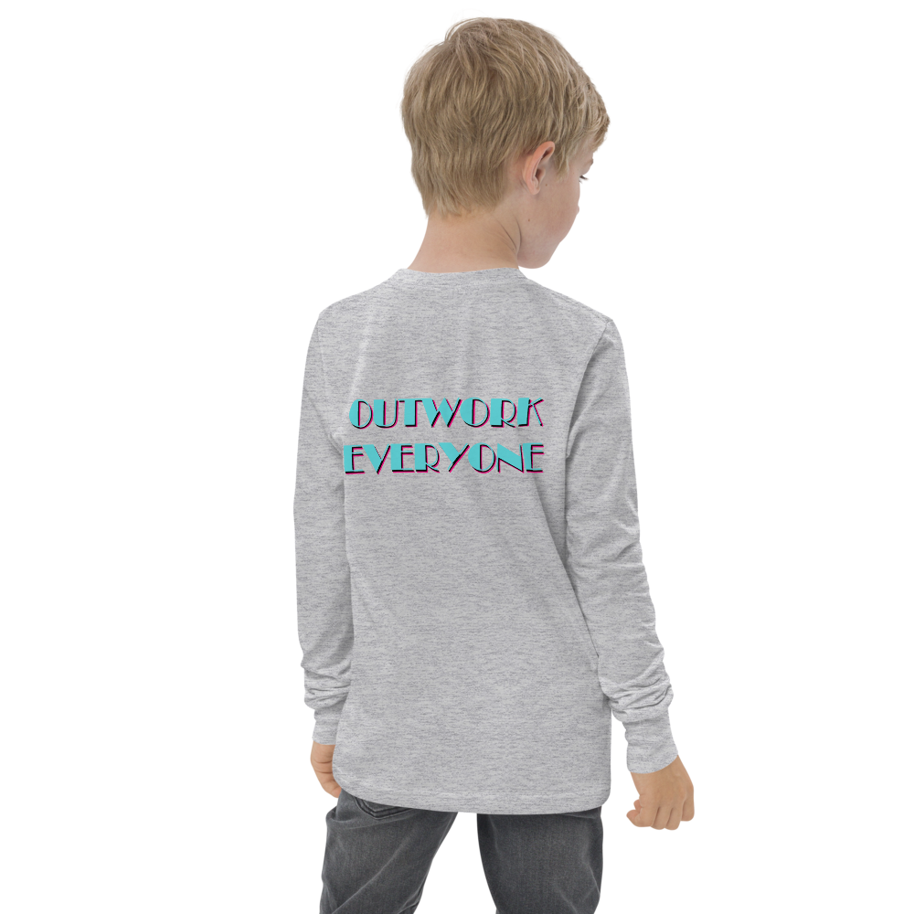 YBF Kids "Outwork Everyone" Long Sleeve Shirt